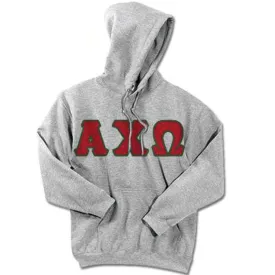 Alpha Chi Omega Standards Hooded Sweatshirt - G185 - TWILL
