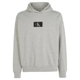 Calvin Klein CK 96 Terry Lounge Long Sleeve Hoodie - Grey Heather