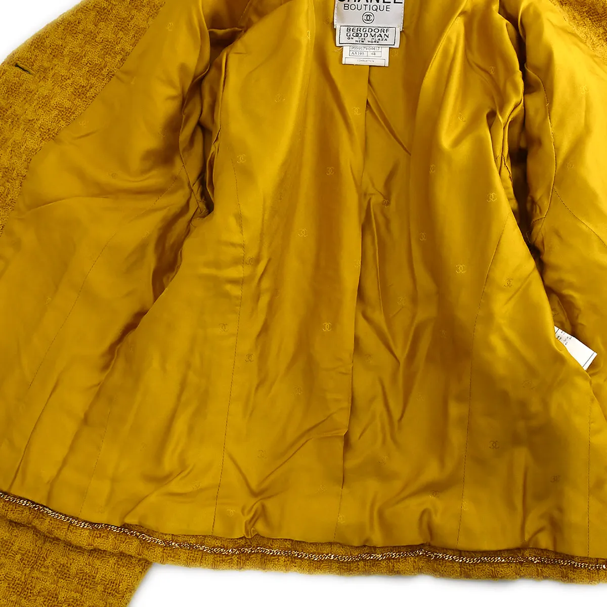 Chanel Fall 1995 jacket skirt suit #44
