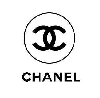CHANEL LOGO WAIST SILK SKIRT