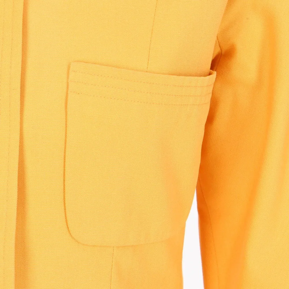 Chanel Orange Cotton Skirt Suit - '90s