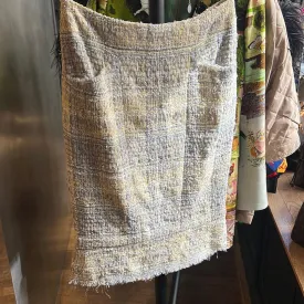 Chanel Tweed jellow skirt AP0006