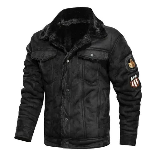 Clothing Vintage Leather Jacket Autumn Winter Streetwear