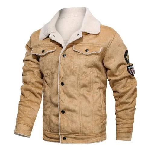 Clothing Vintage Leather Jacket Autumn Winter Streetwear