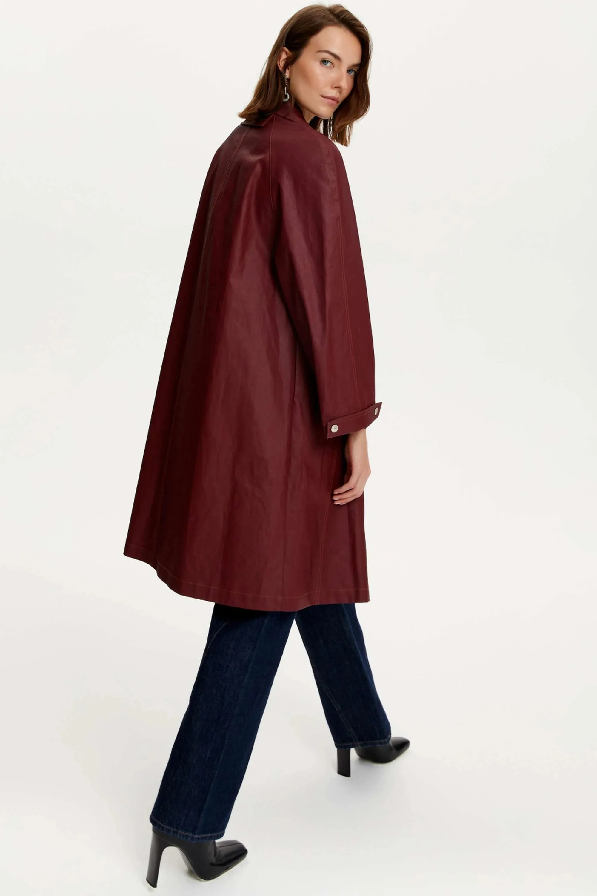 Denim Trench Coat