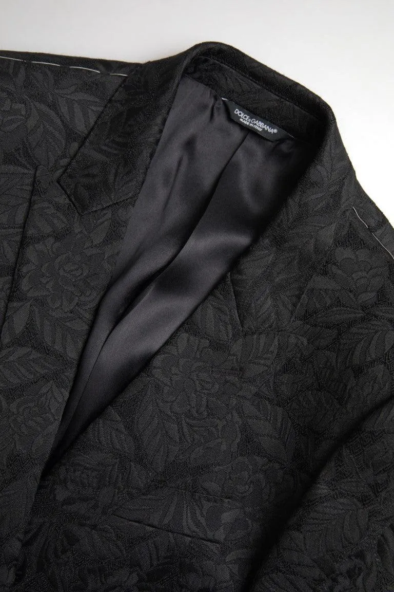 Dolce & Gabbana Black 2 Piece Double Breasted MARTINI Suit