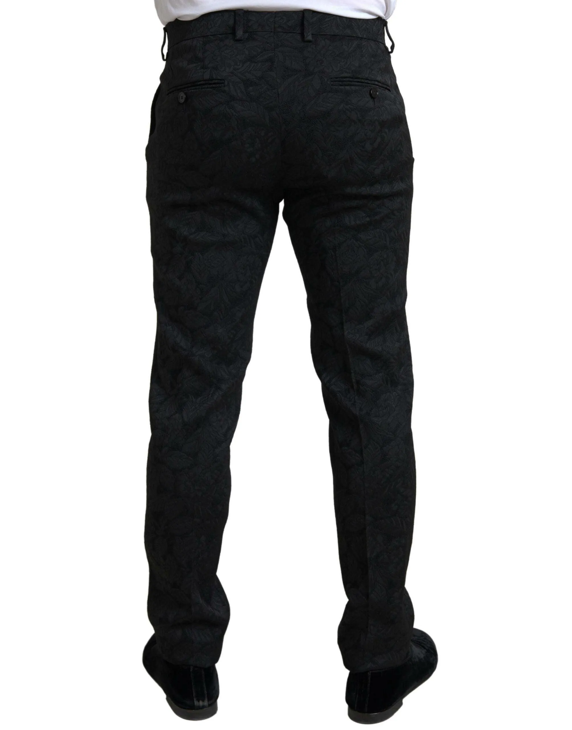 Dolce & Gabbana Black 2 Piece Double Breasted MARTINI Suit