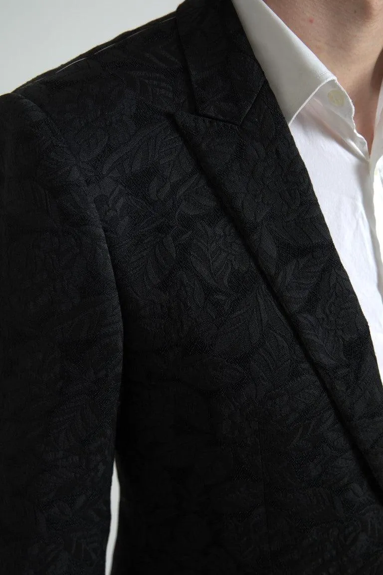 Dolce & Gabbana Black 2 Piece Double Breasted MARTINI Suit