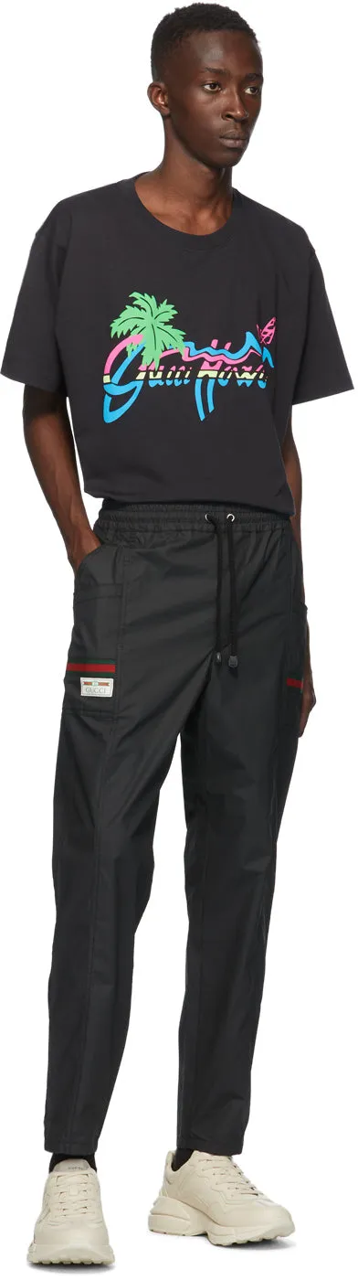 Gucci Black Waterproof Cargo Pants