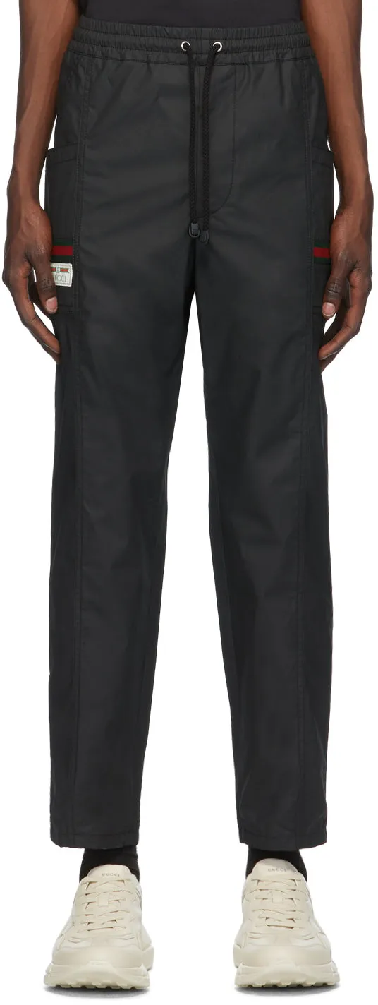 Gucci Black Waterproof Cargo Pants
