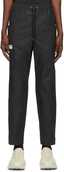 Gucci Black Waterproof Cargo Pants