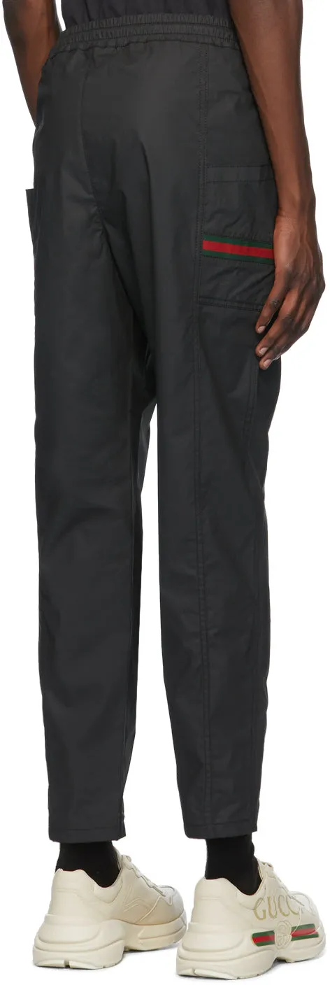 Gucci Black Waterproof Cargo Pants