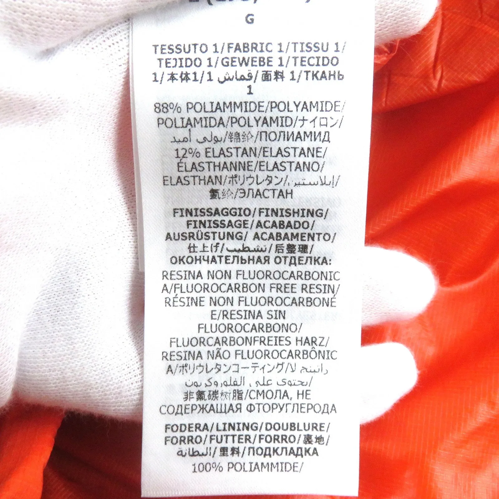 GUCCI cargo pants 663764 polyamide Orange L