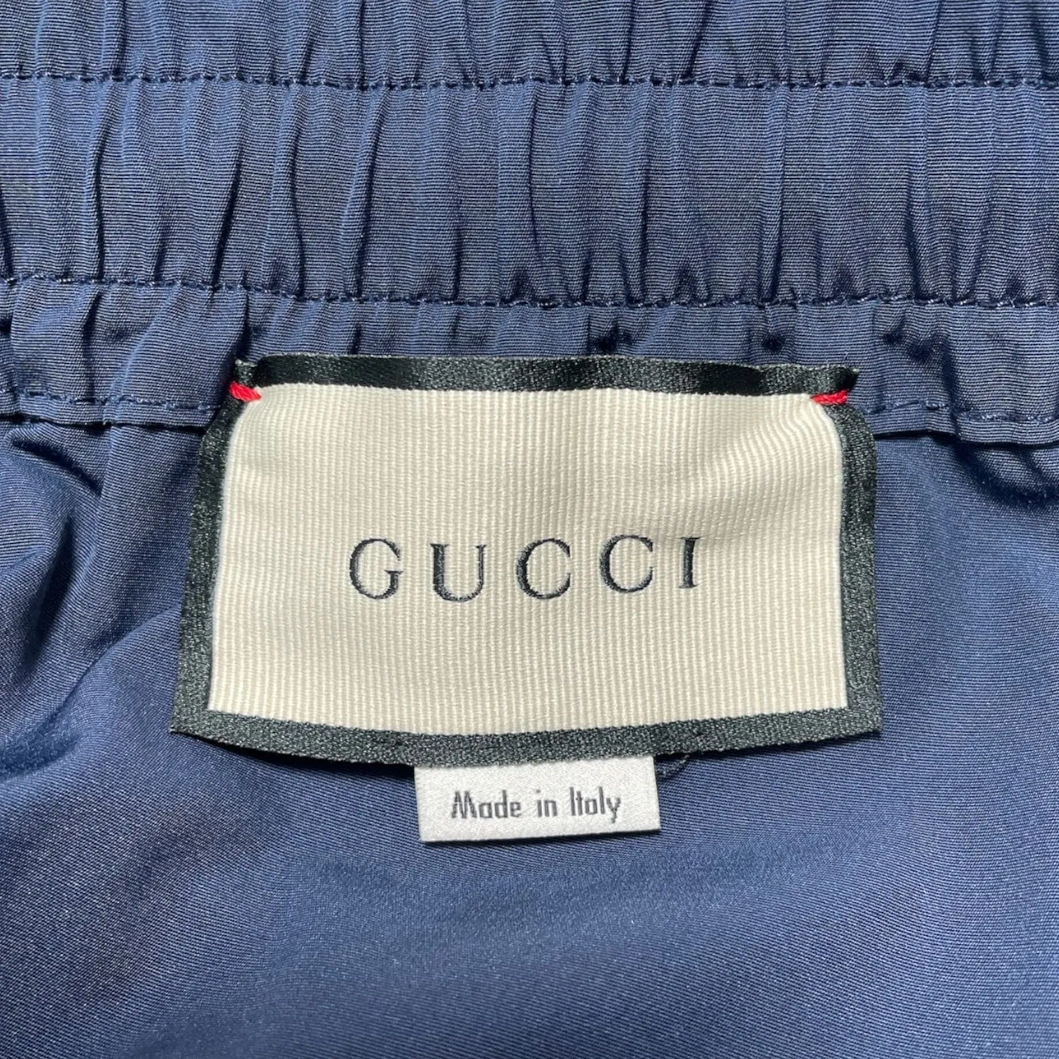 Gucci Cargo Track Pants Navy Blue