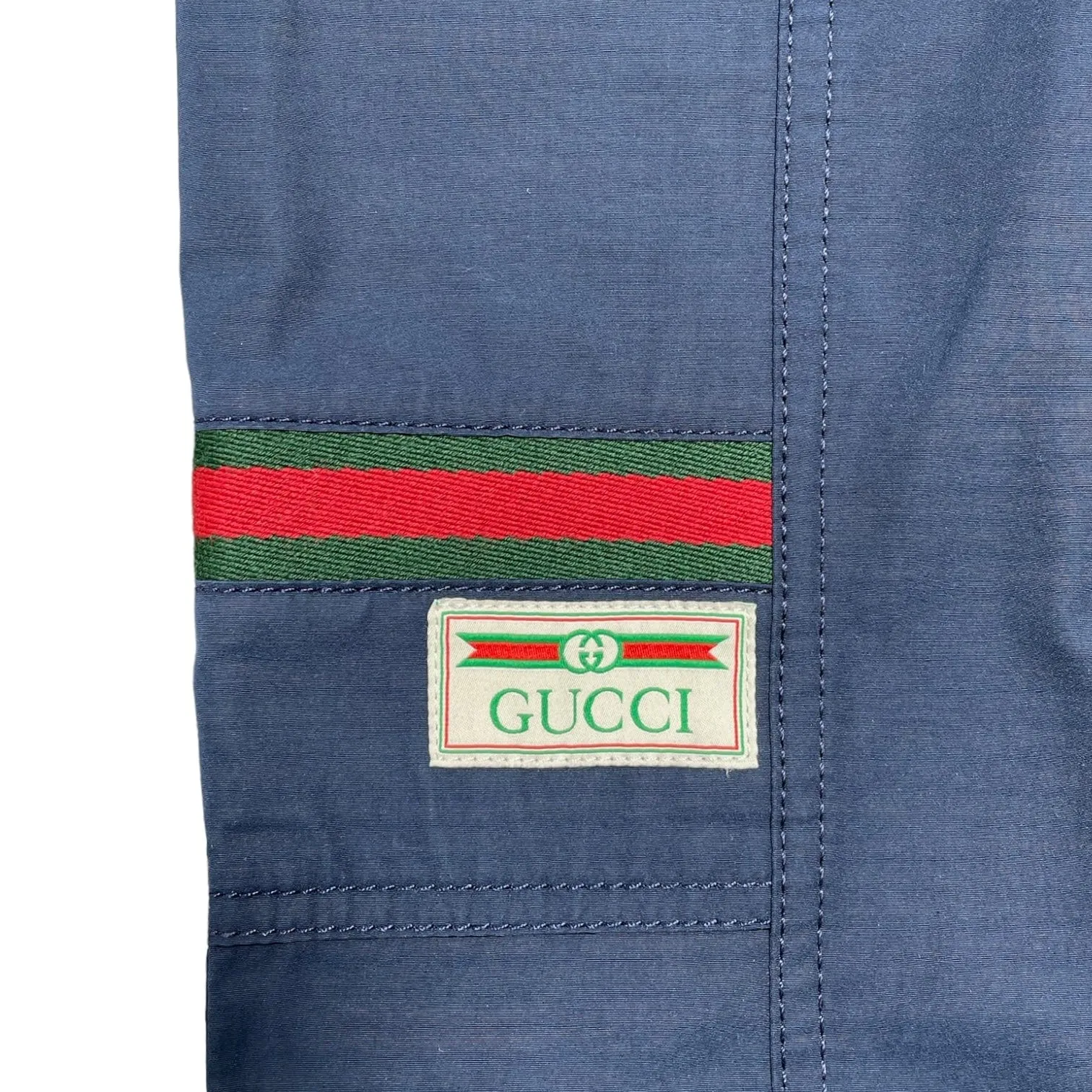 Gucci Cargo Track Pants Navy Blue