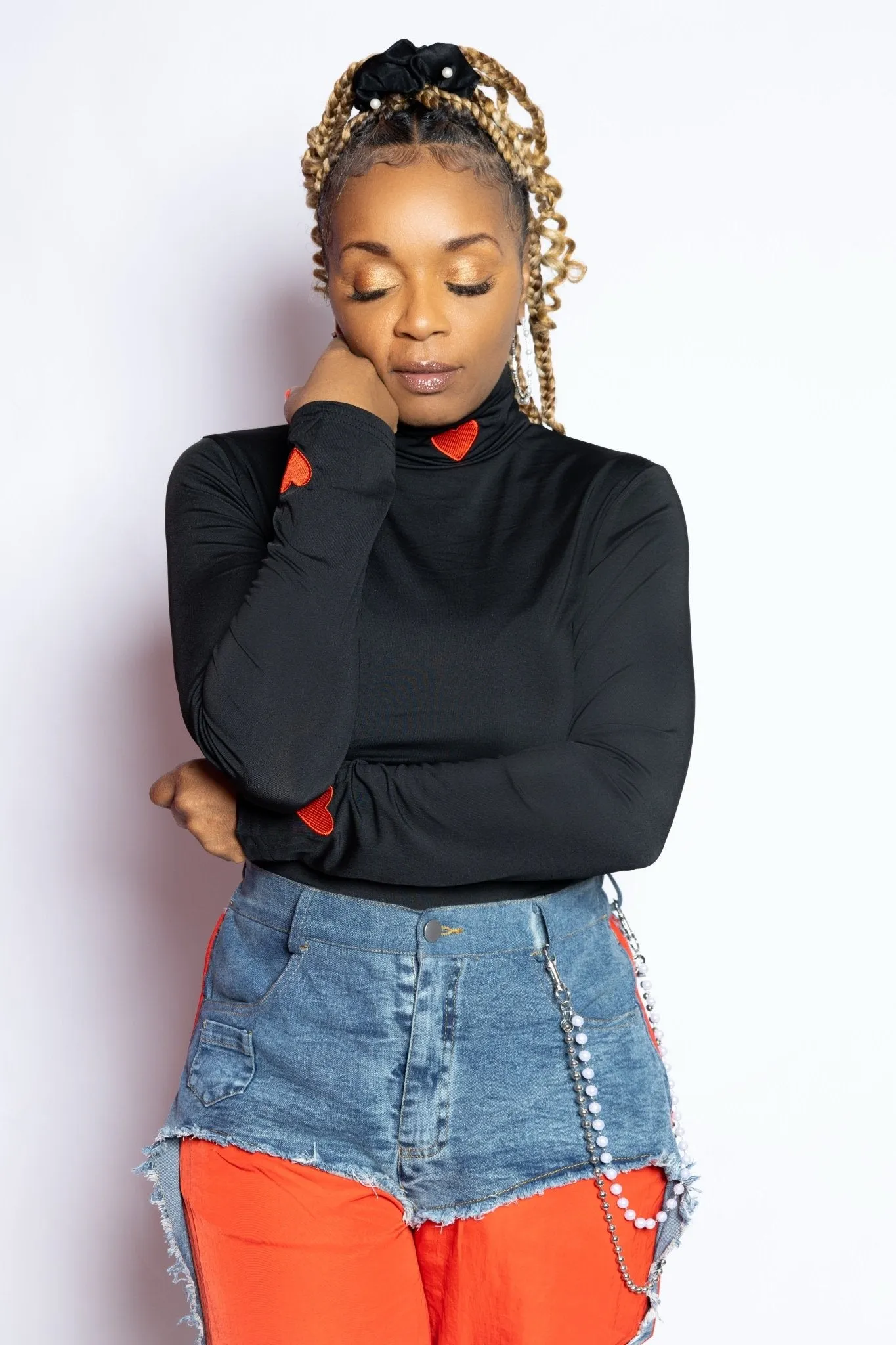 Heart Pieces Long Sleeve Shirt