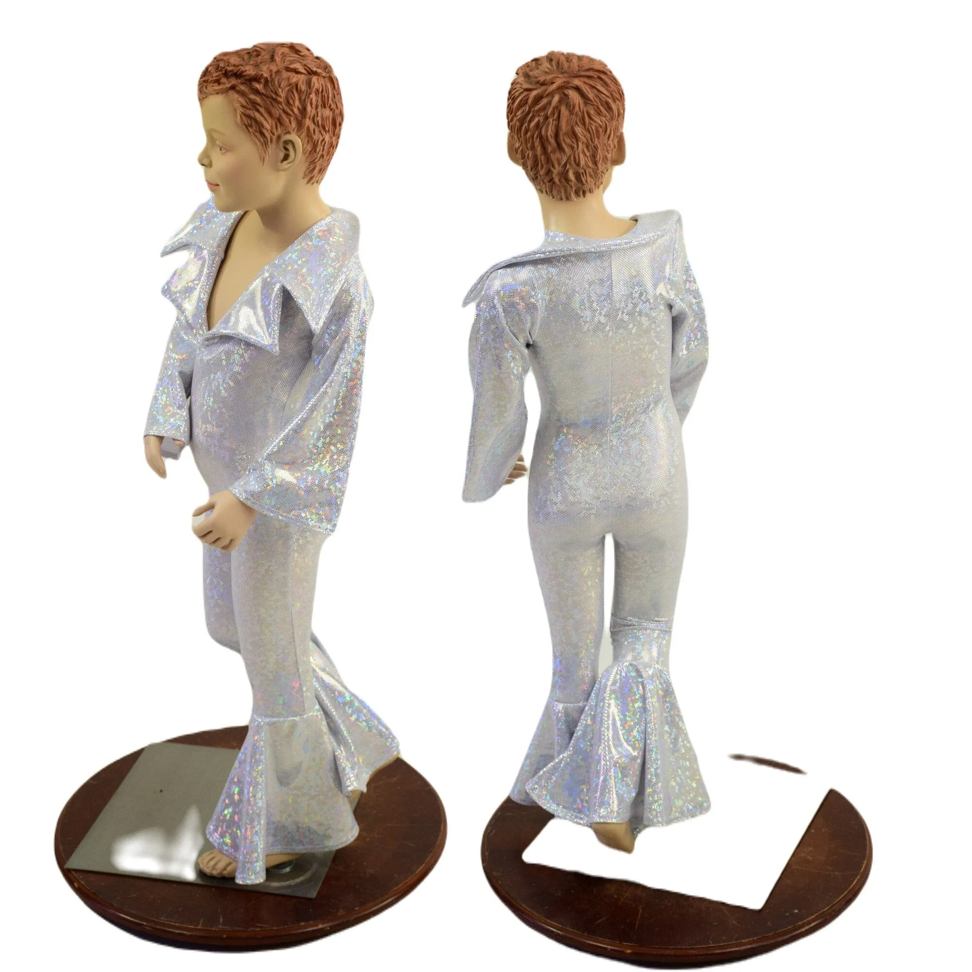 Kids Elvis Catsuit with Plunging Showtime Collar and Bell Bottoms