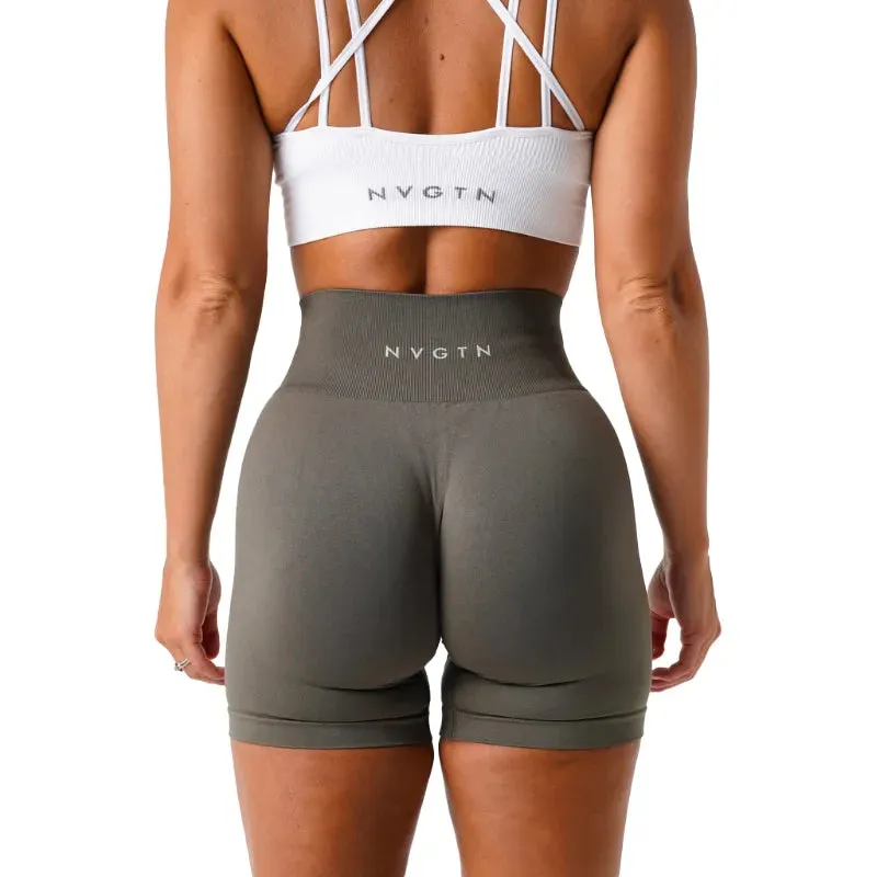 Lady Glams  Seamless Yoga Shorts – Elevate Your Workout with Style and Comfort