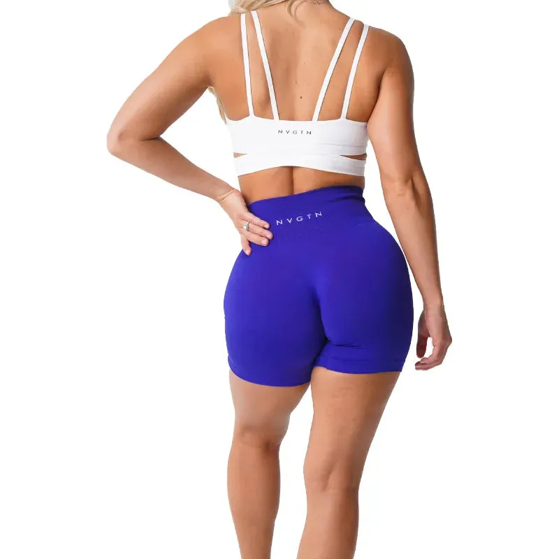 Lady Glams  Seamless Yoga Shorts – Elevate Your Workout with Style and Comfort