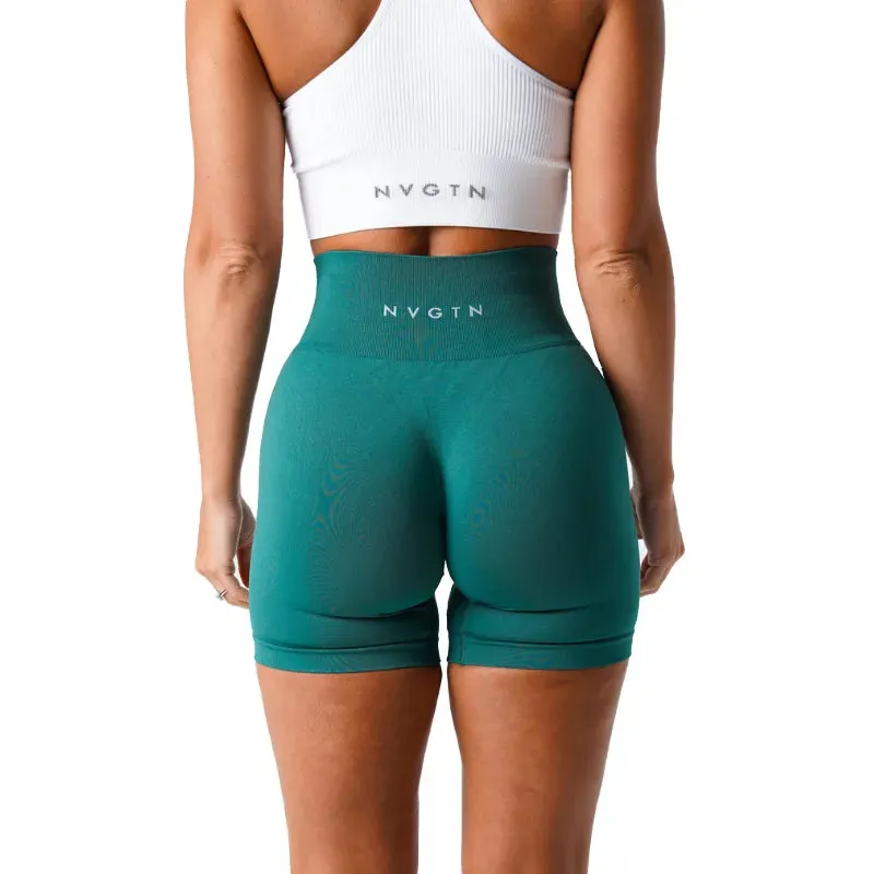Lady Glams  Seamless Yoga Shorts – Elevate Your Workout with Style and Comfort