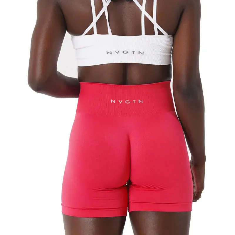 Lady Glams  Seamless Yoga Shorts – Elevate Your Workout with Style and Comfort