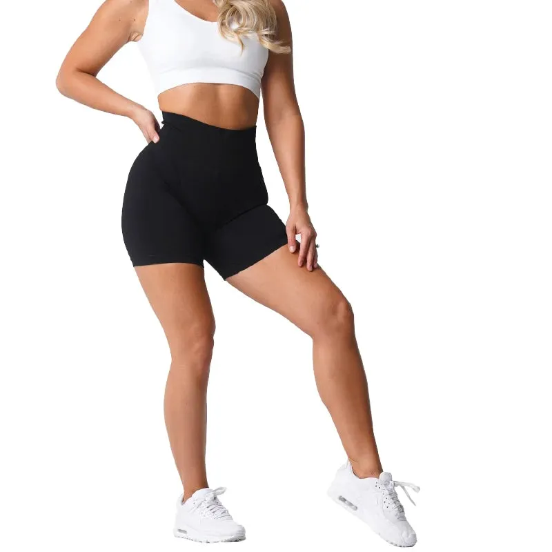 Lady Glams  Seamless Yoga Shorts – Elevate Your Workout with Style and Comfort