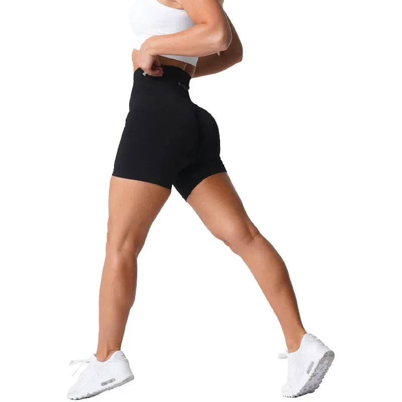 Lady Glams  Seamless Yoga Shorts – Elevate Your Workout with Style and Comfort