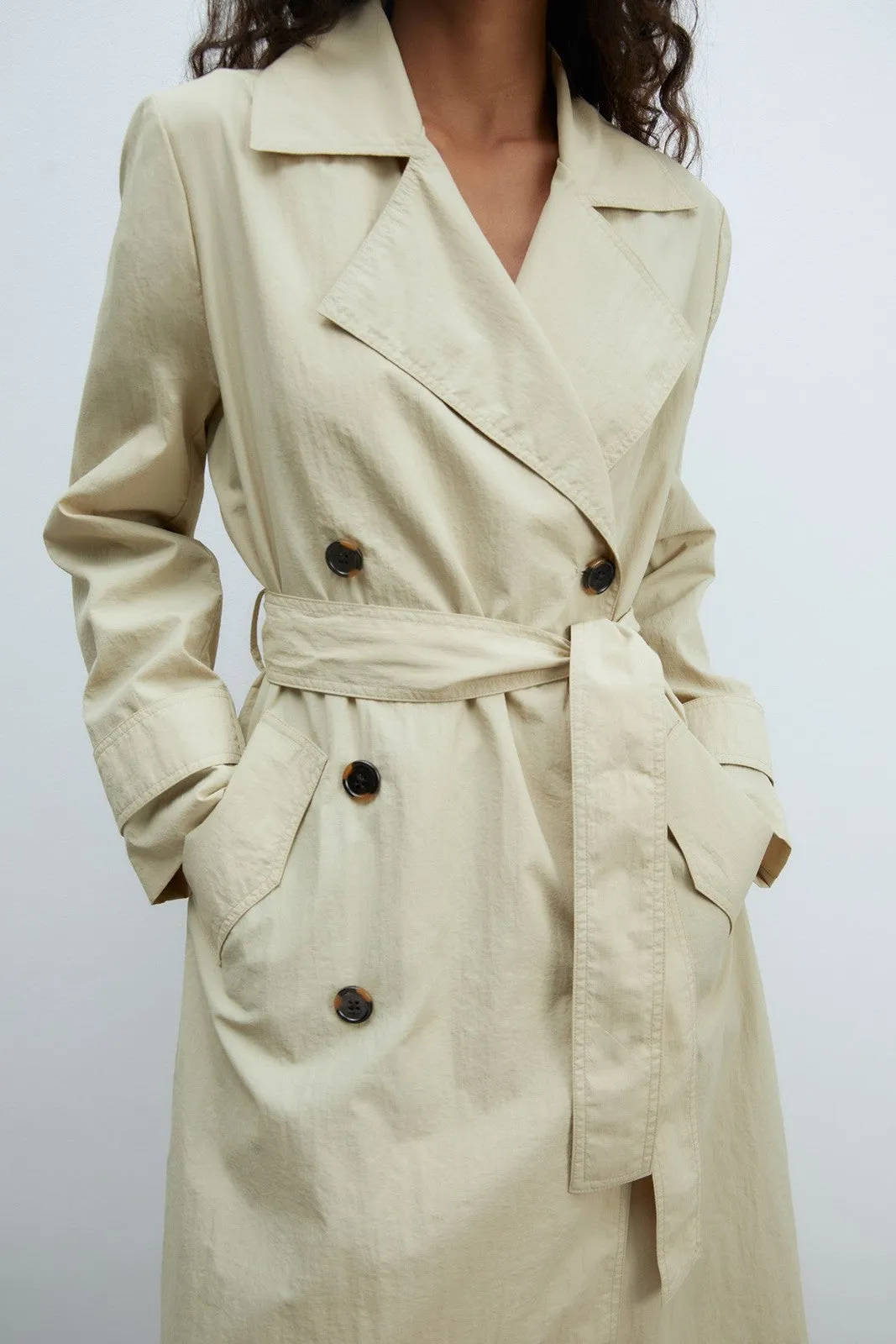 Lightweight trench coat - Beige