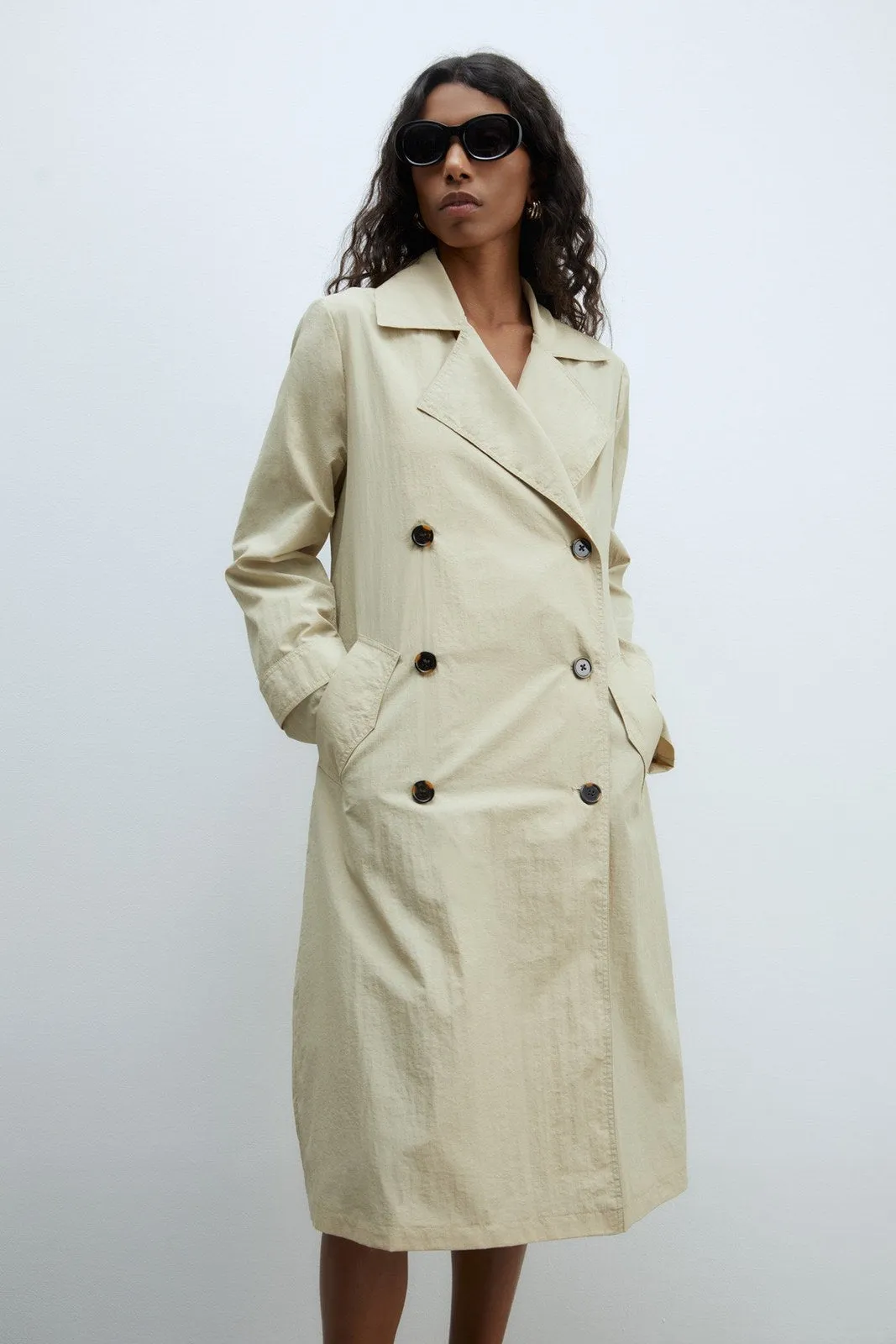 Lightweight trench coat - Beige