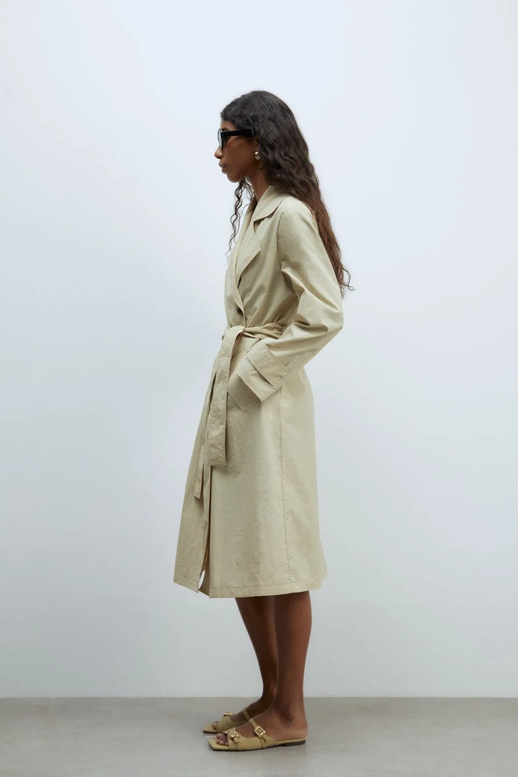 Lightweight trench coat - Beige