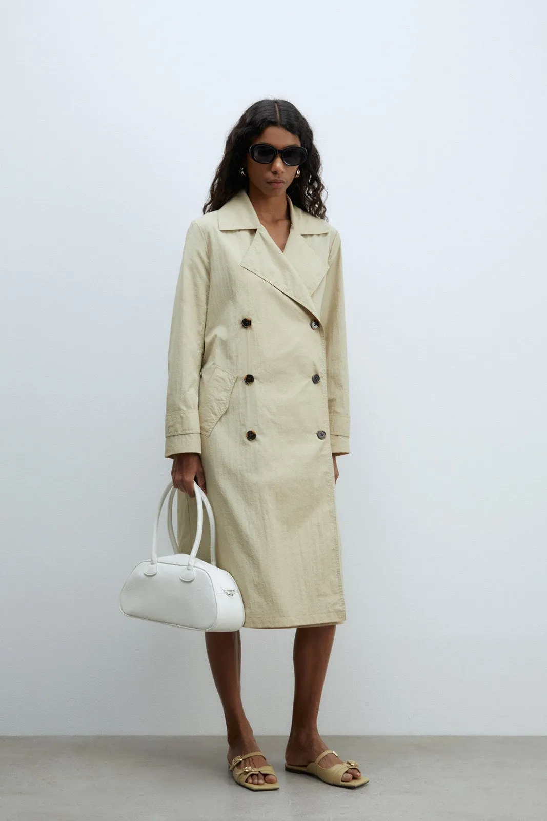 Lightweight trench coat - Beige