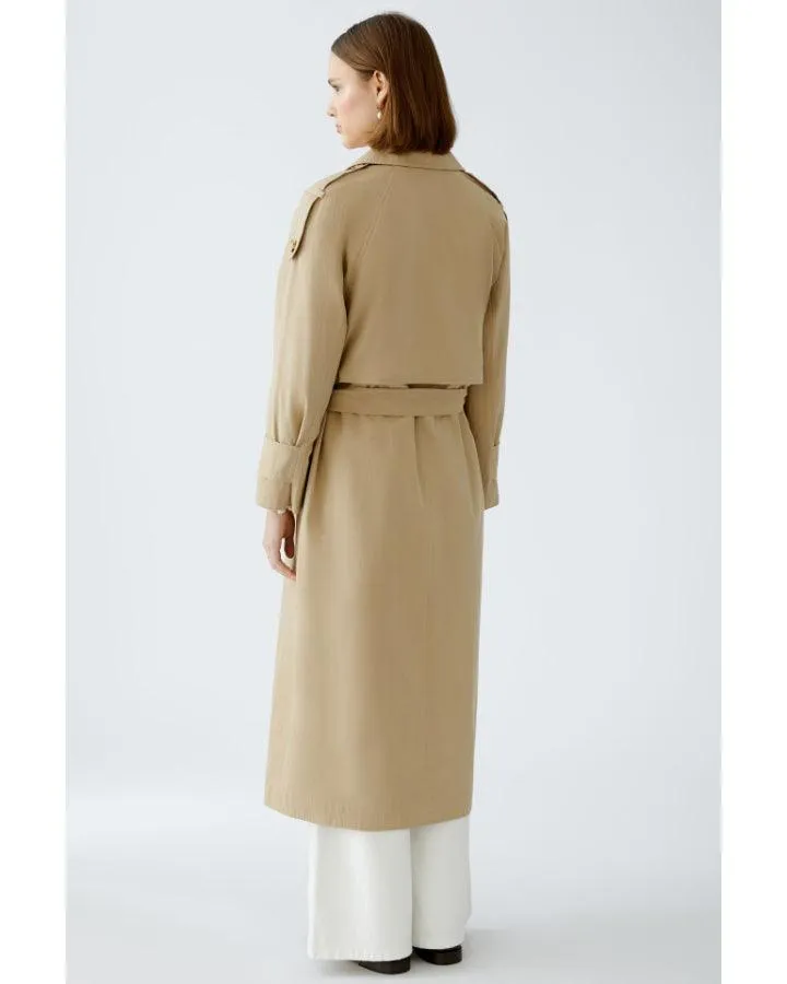 Oui Zip Off 2 In 1 Trench Coat