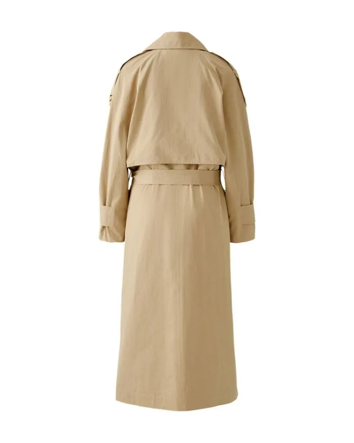 Oui Zip Off 2 In 1 Trench Coat