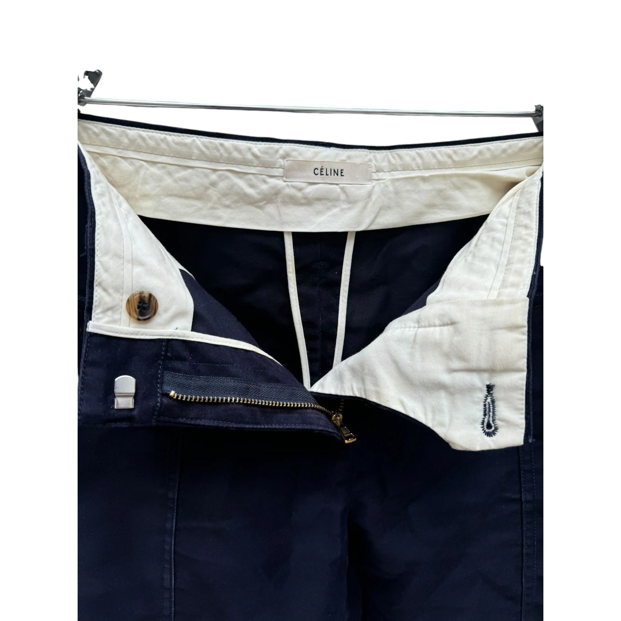 Phoebe Philo Navy Cargo Pants