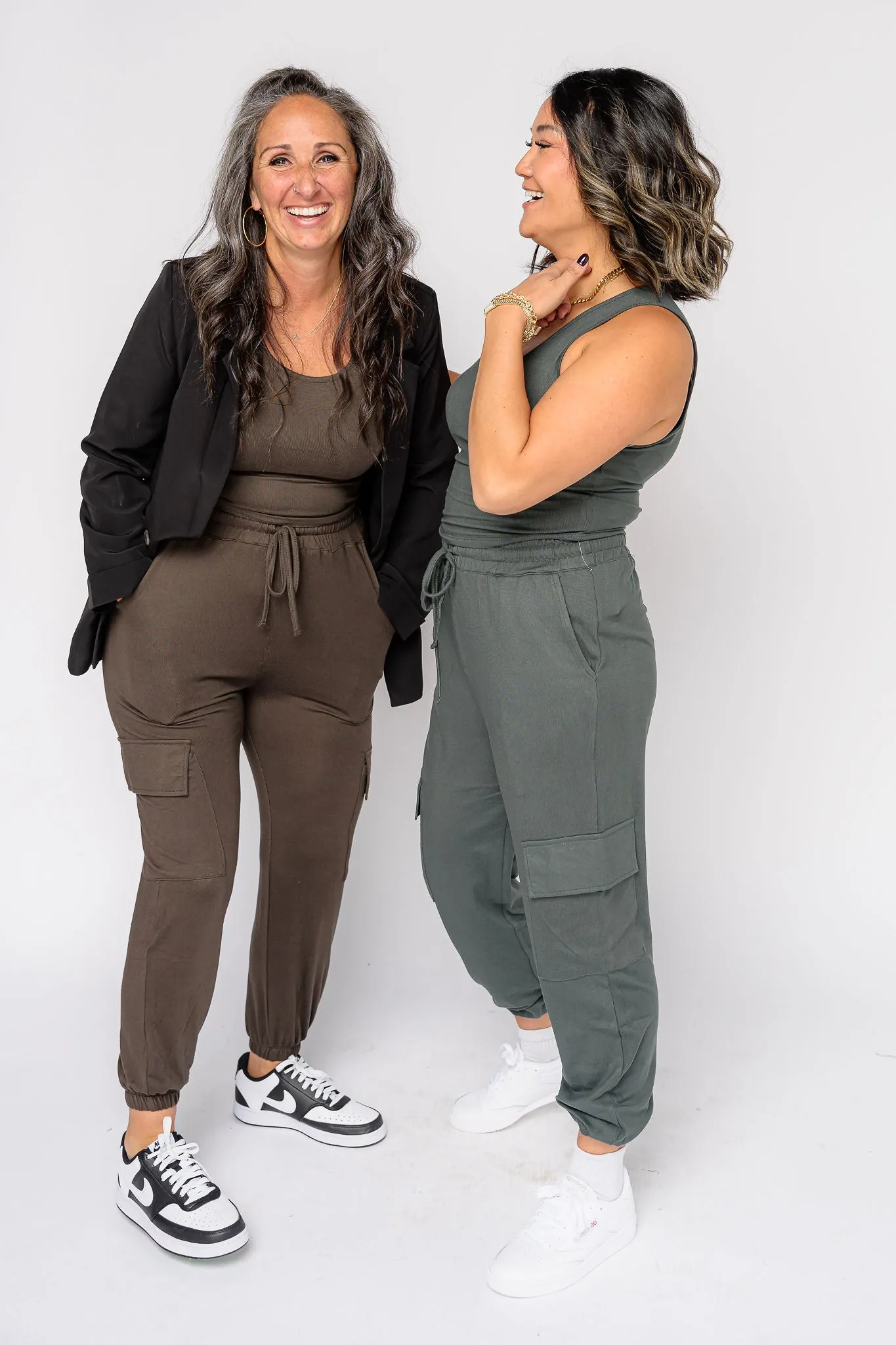 Ruth Brushed Hacci Cargo Lounge Jogger Pant