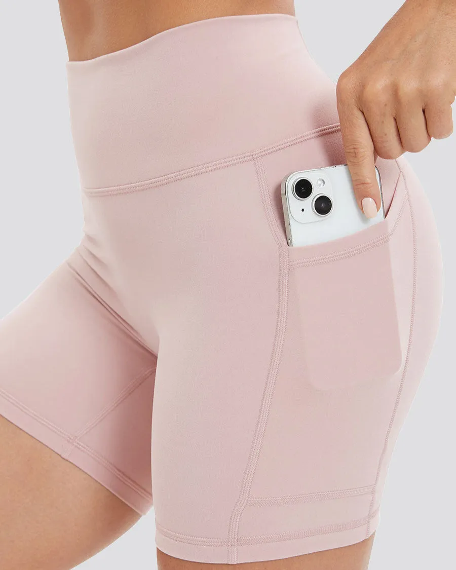 SoftLuxe Yoga Shorts with Pockets