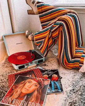 Straight Up Sideways Striped Bell Bottom Flares ~ Lainey Wilson X Lil Bee's Bohemian