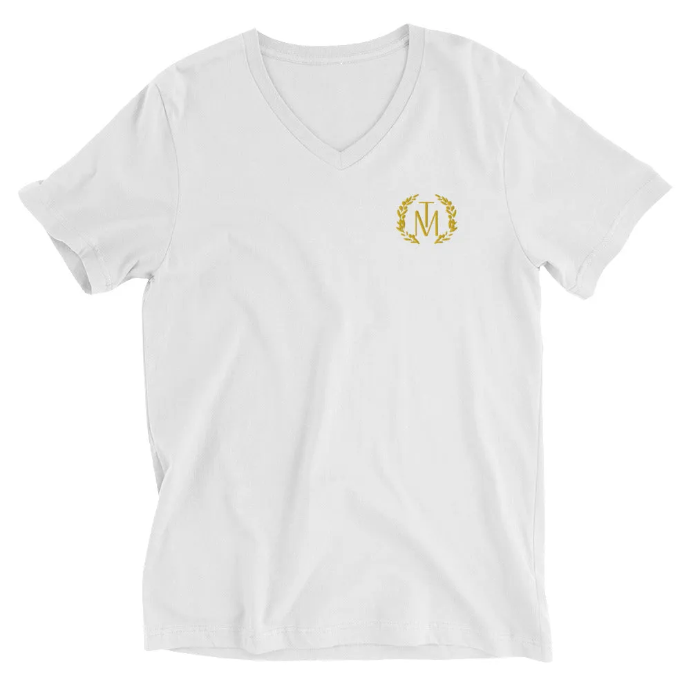TM V-Neck T-Shirt (Gold Reef Embroidery)