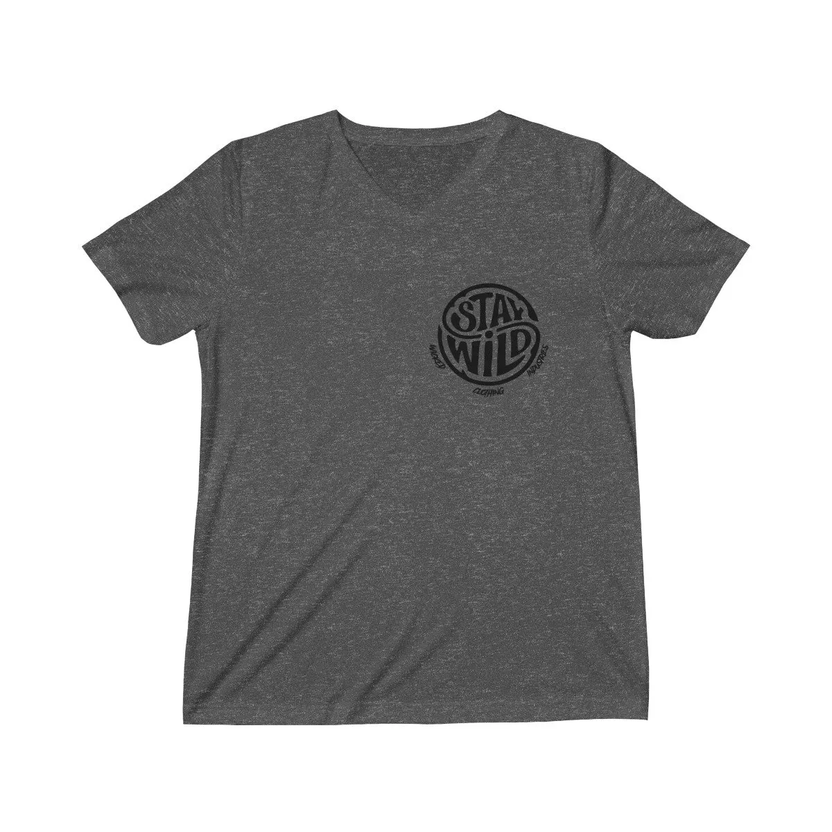 Triblend Short Sleeve V-Neck Tee