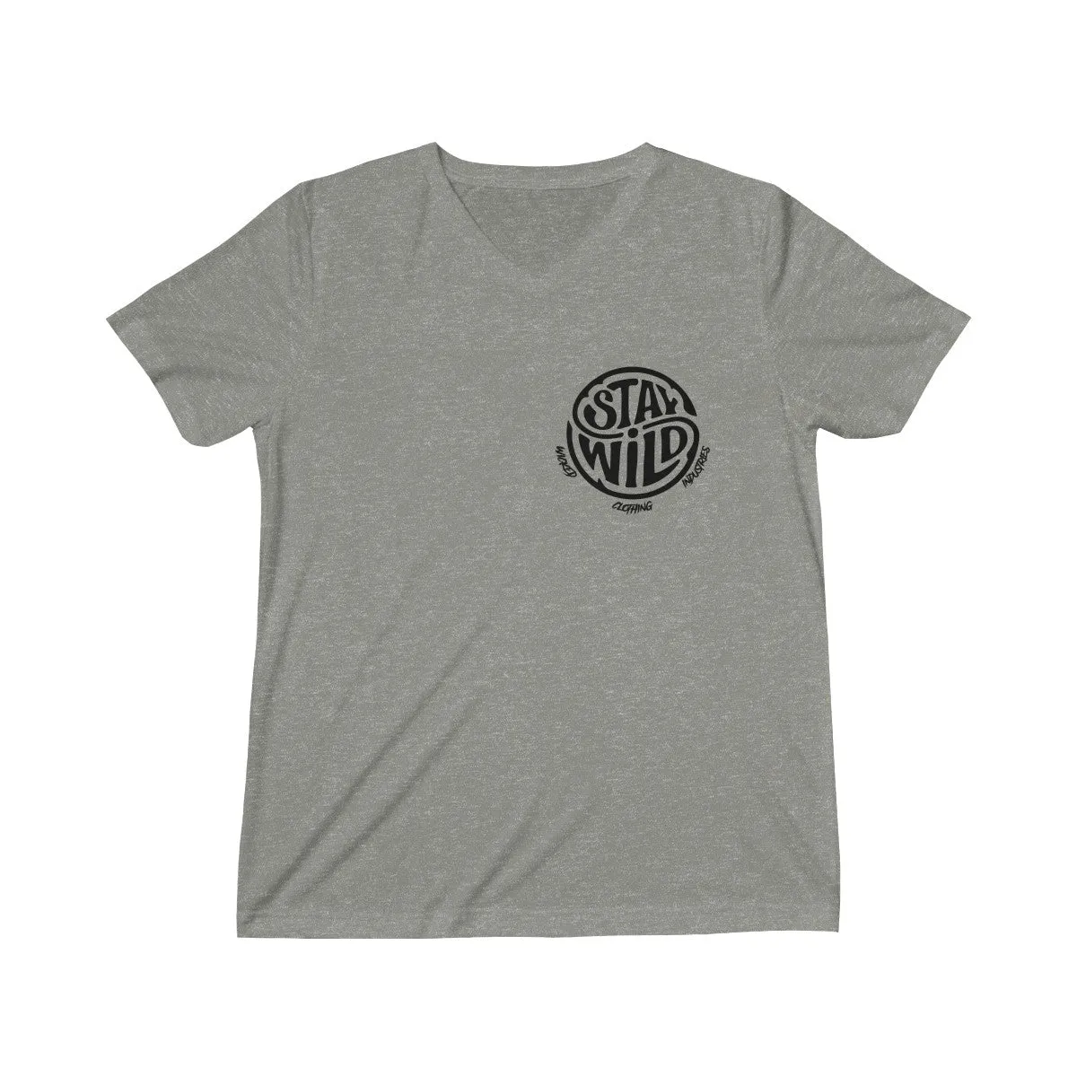 Triblend Short Sleeve V-Neck Tee
