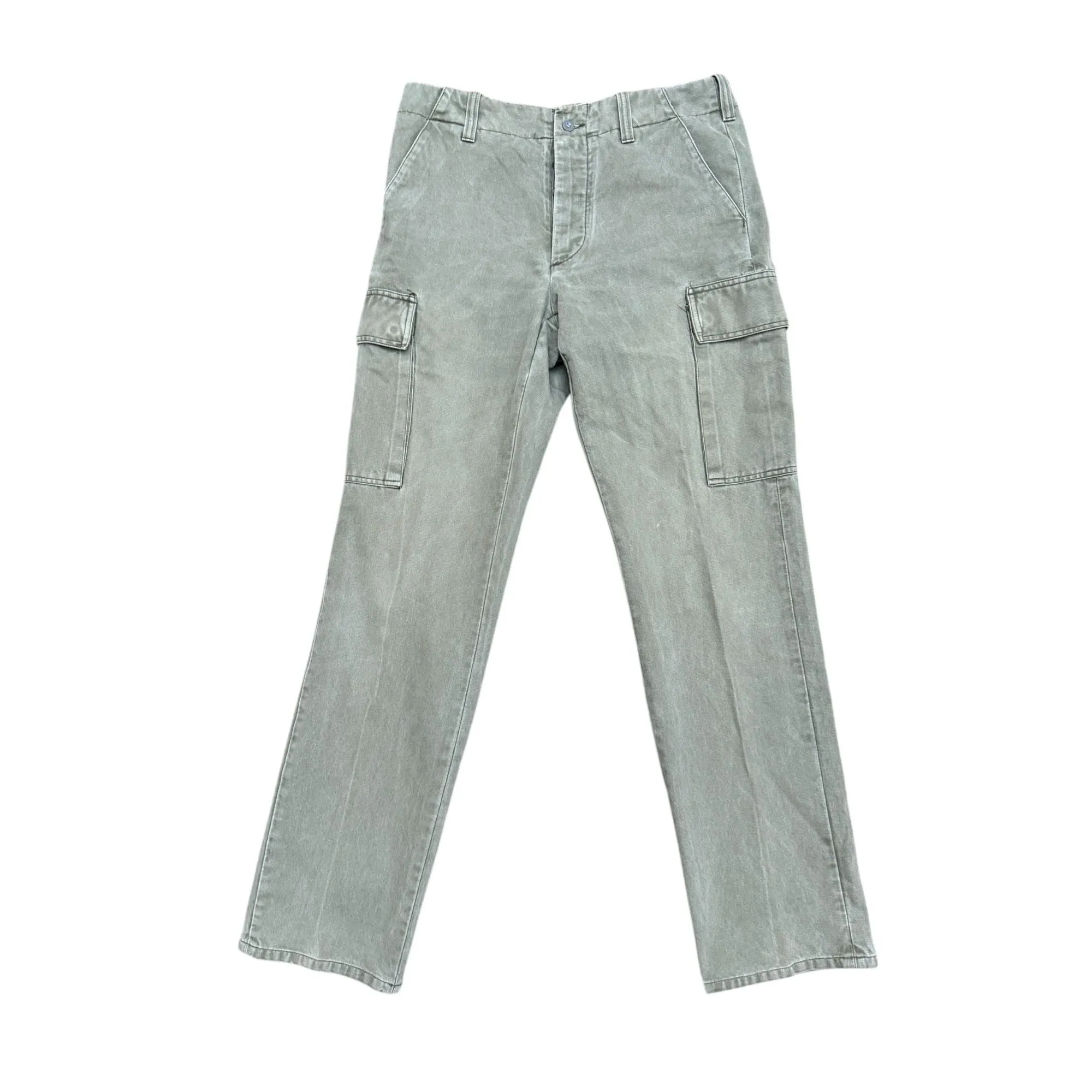 Vintage 1990s Kaki Cotton Cargo Pants