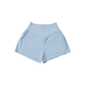 Women's High Waisted Crossover 2-in-1 Pickleball Shorts with Side Pocket