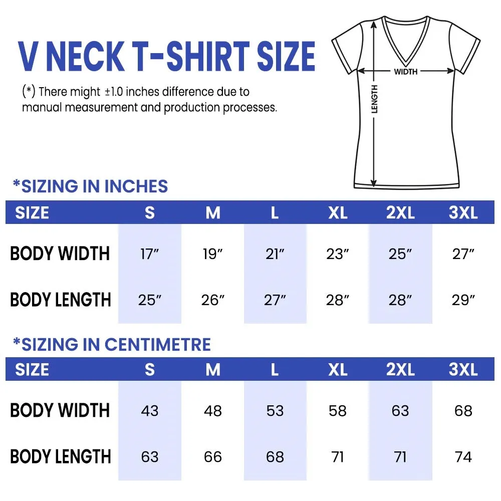 Women's V-neck T-shirt TSVB666