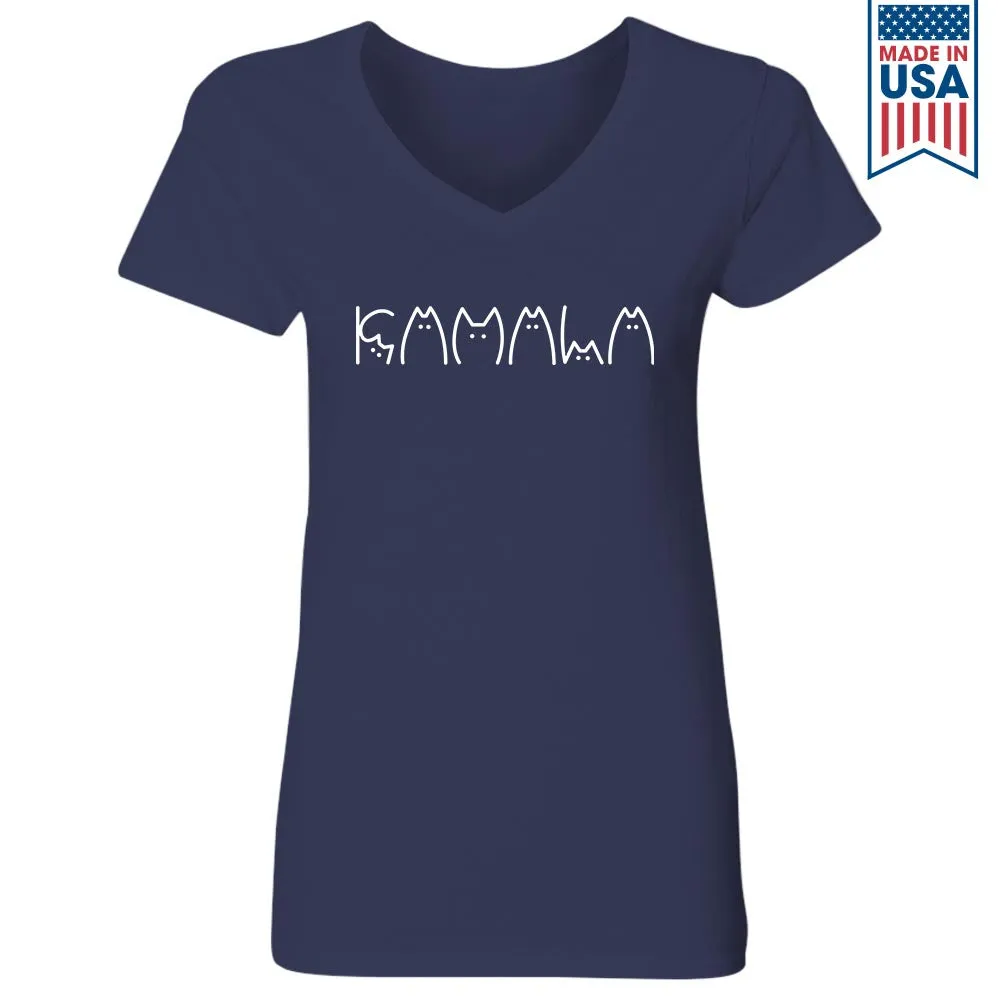 Women's V-neck T-shirt TSVB666